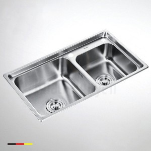 Ch?u R?a Bát Inox Bravat K124305E-ENG 2 H? L?ch