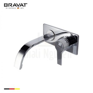 Vòi Lavabo Bravat P69227CP-ENG G?n T??ng Nóng L?nh