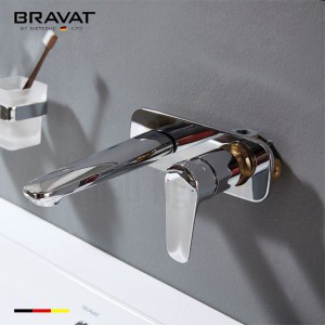 Vòi Lavabo Bravat P8173218CP-ENG G?n T??ng Nóng L?nh
