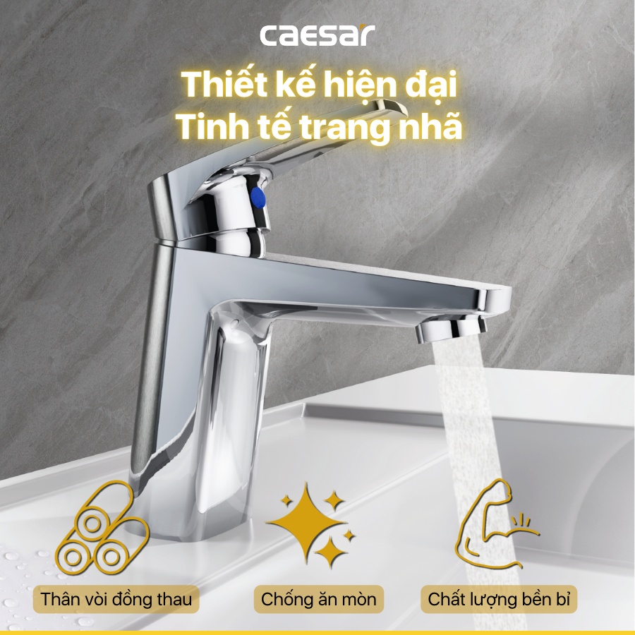 Vòi lavabo Caesar B119C - hình 1