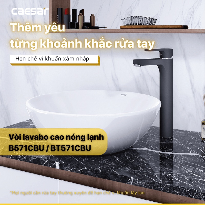 Vòi lavabo Caesar B571CBU - hình 2