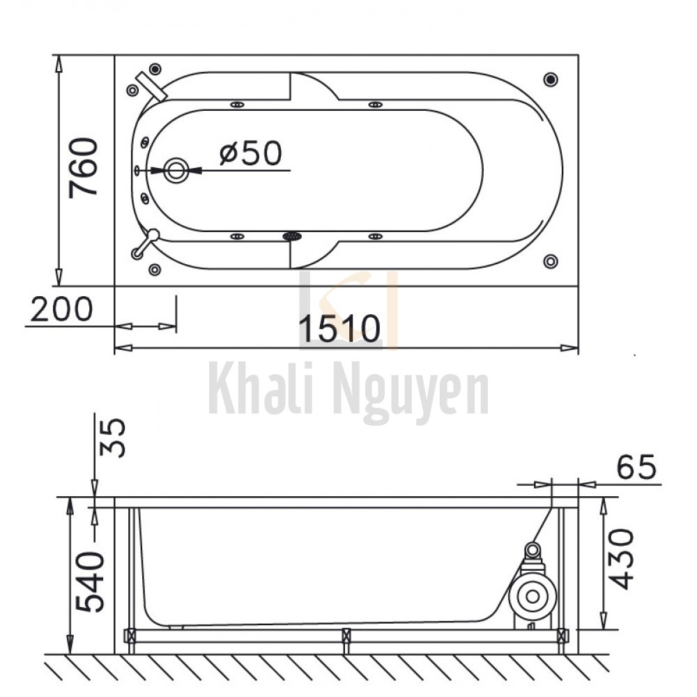 Bản vẽ kỹ thuật CAESAR MT0350