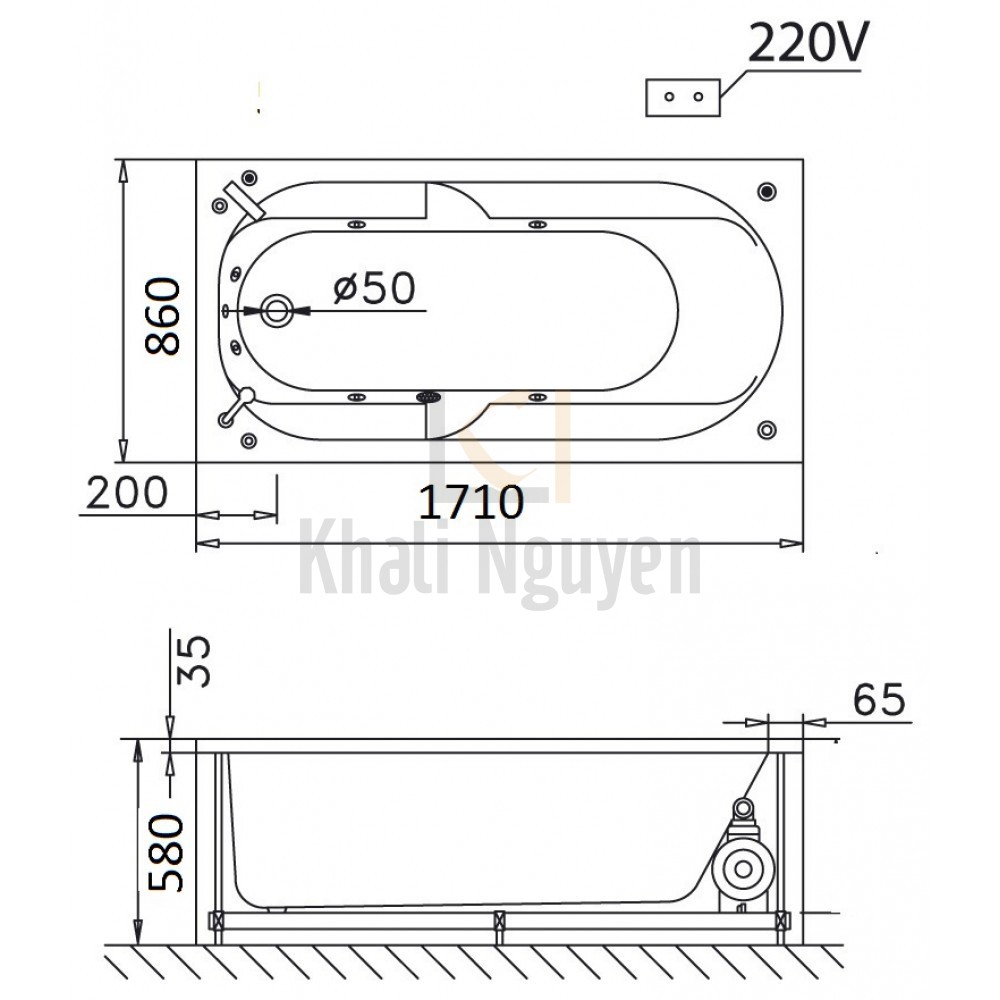 Bản vẽ kỹ thuật  CAESAR MT0570