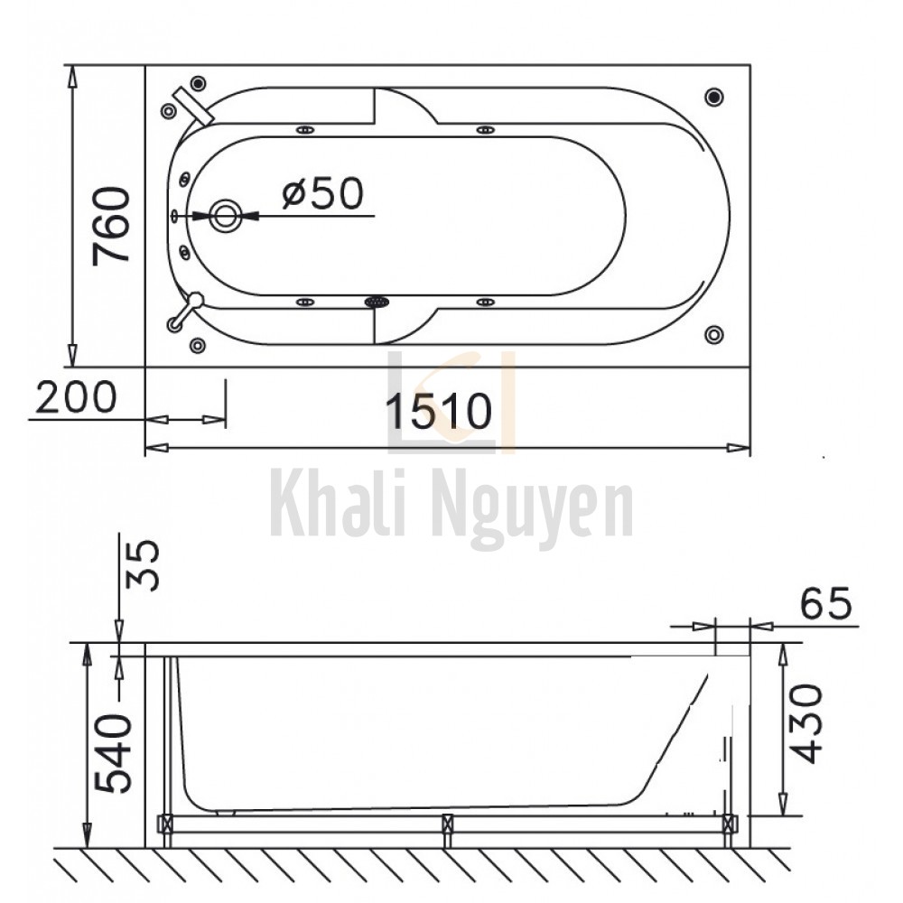 Bản vẽ kỹ thuật CAESAR AT0150