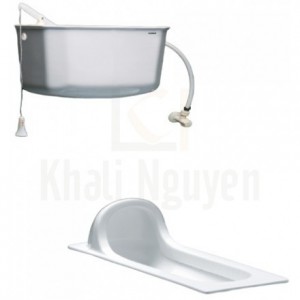 Bồn Cầu Xổm Caesar C1280 Xả Thẳng