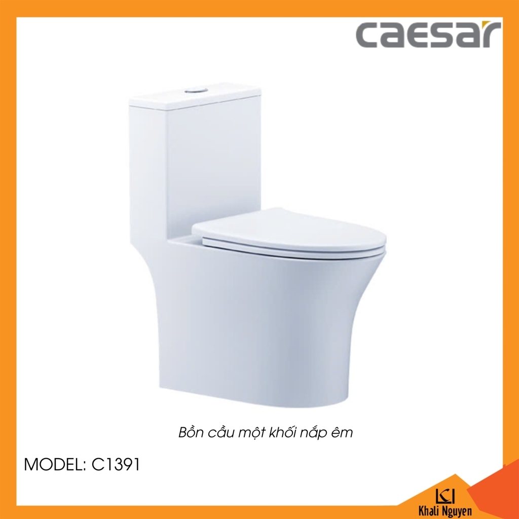 Bồn cầu Caesar 1 khối C1391