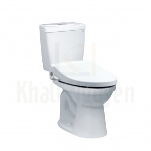 Bồn Cầu 2 Khối Caesar CD1325/TAF050 Nắp Đóng Êm