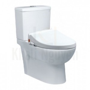 Bồn Cầu 2 Khối Caesar CD1340/TAF050 Nắp Rửa Cơ