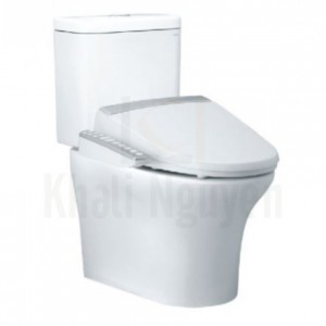 Bồn Cầu 2 Khối Caesar CD1341/TAF200H Nắp Rửa Điện Tử