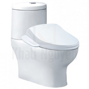 Bồn Cầu 2 Khối Caesar CD1349/TAF400H Nắp Rửa Điện Tử