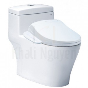 Bồn Cầu 1 Khối Caesar CD1356/TAF400H Nắp Rửa Điện Tử