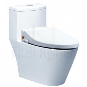 Bồn Cầu 1 Khối Caesar CD1363/TAF050 Nắp Rửa Cơ