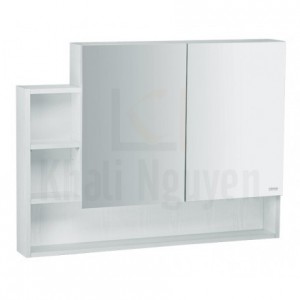 Tủ Gương Phòng Tắm Caesar EM01100V Màu Trắng