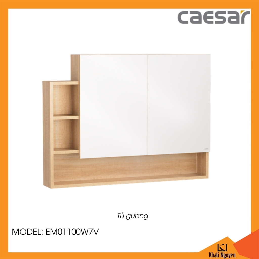 Tủ gương Caesar EM01100W7V