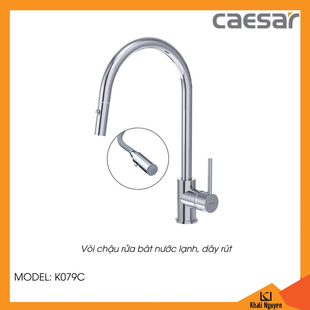 Vòi bếp nước lạnh Caesar K079C