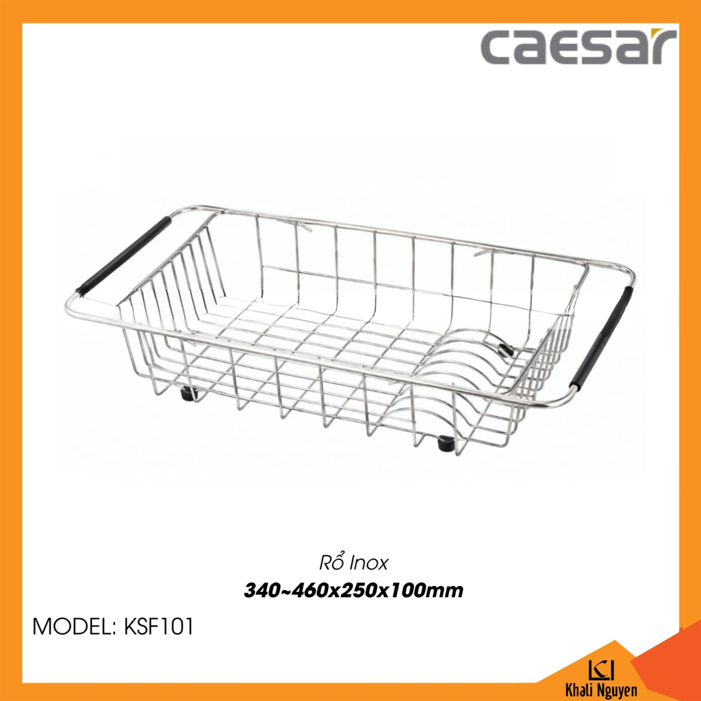 Phụ kiện rổ inox Caesar KSF101