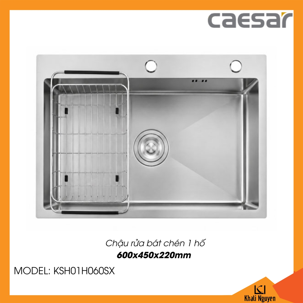 Chậu rửa bát chén Caesar KSH01H060SX
