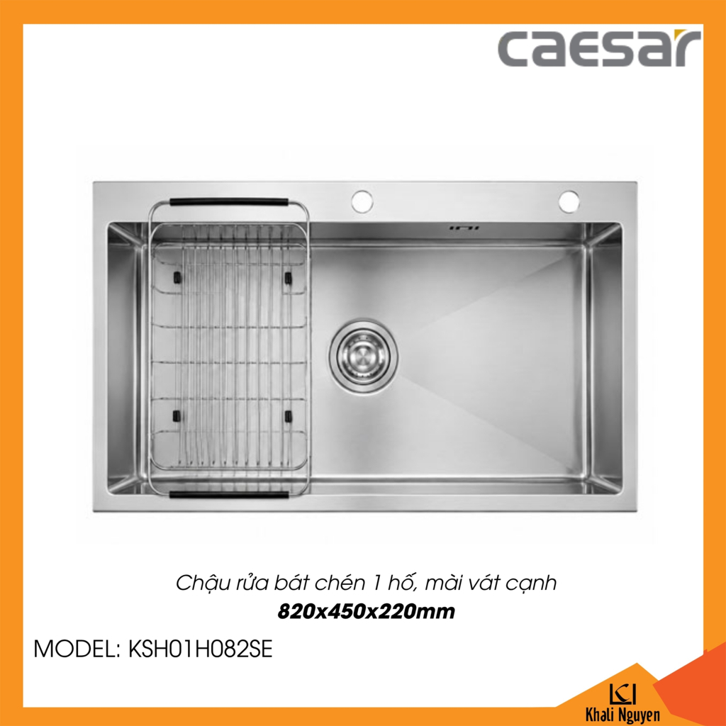 Chậu rửa bát chén Caesar KSH01H082SE