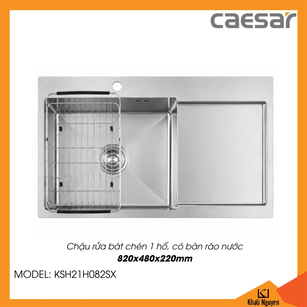 Chậu rửa bát chén Caesar KSH21H082SX