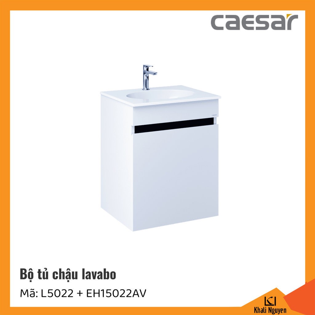 Bộ tủ chậu lavabo Caesar L5022+EH15022AV