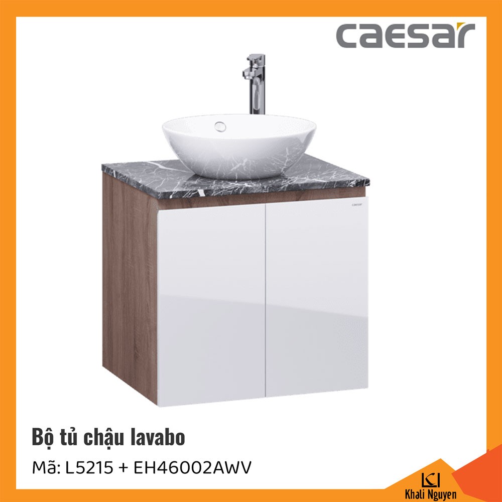 Bộ tủ chậu lavabo Caesar L5215+EH46002AWV