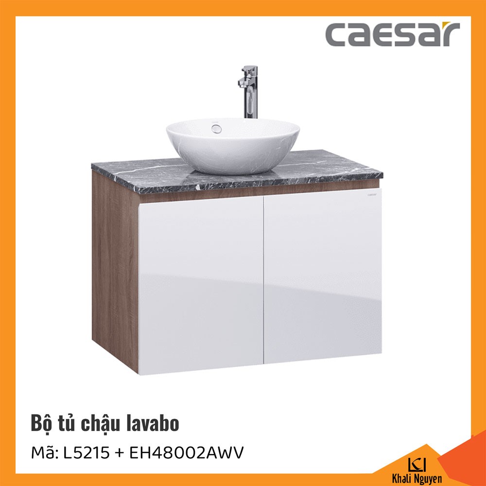 Bộ tủ chậu lavabo Caesar L5215 + EH48002AWV