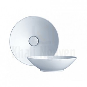 Chậu Rửa Lavabo Đặt Bàn Caesar L5221 Nắp Sứ