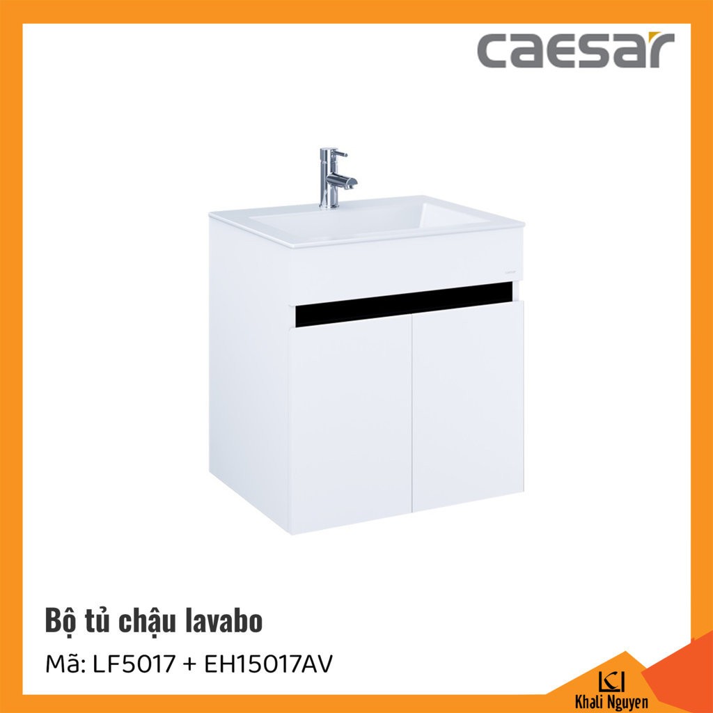 Bộ tủ chậu lavabo Caesar LF5017+EH15017AV