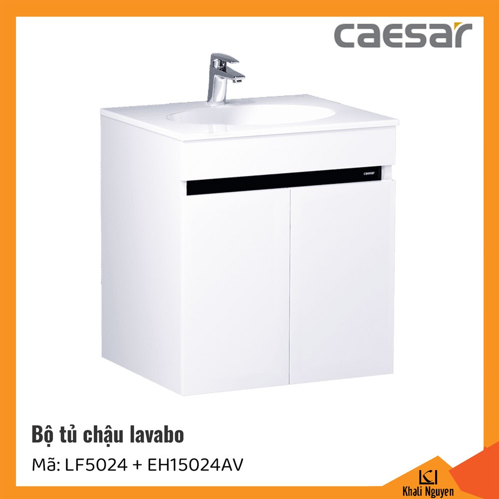 Bộ tủ chậu lavabo Caesar LF5024+EH15024AV