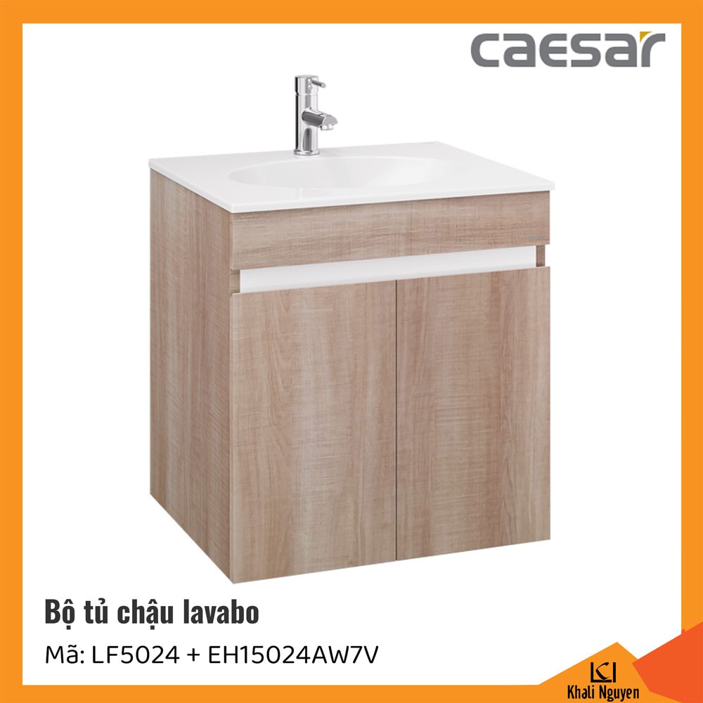 Bộ tủ chậu lavabo Caesar LF5024+EH15024AW7V