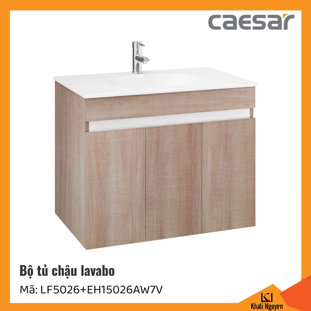 Bộ tủ chậu lavabo Caesar LF5026+EH15026AW7V