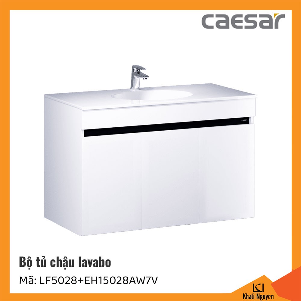 Bộ tủ chậu lavabo Caesar LF5028+EH15028AW7V