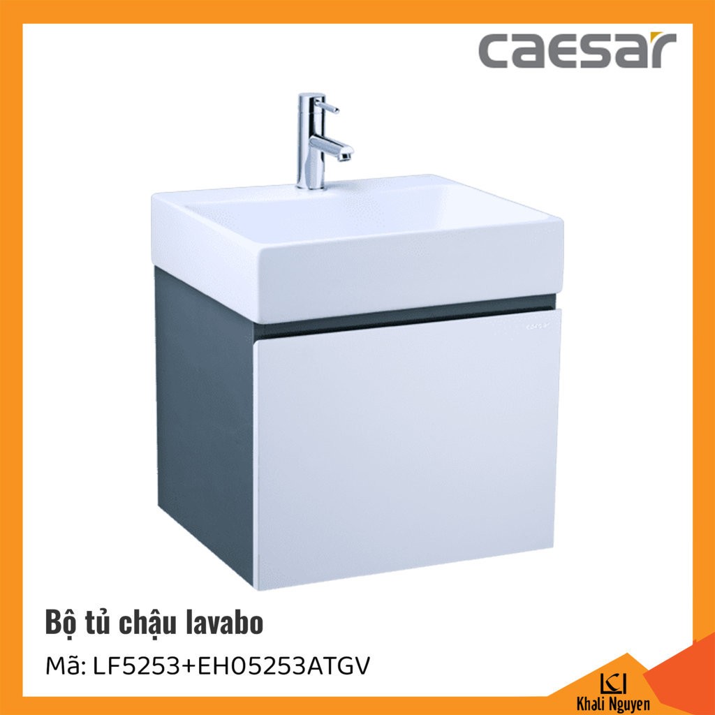 Bộ tủ chậu lavabo Caesar LF5253+EH05253ATGV