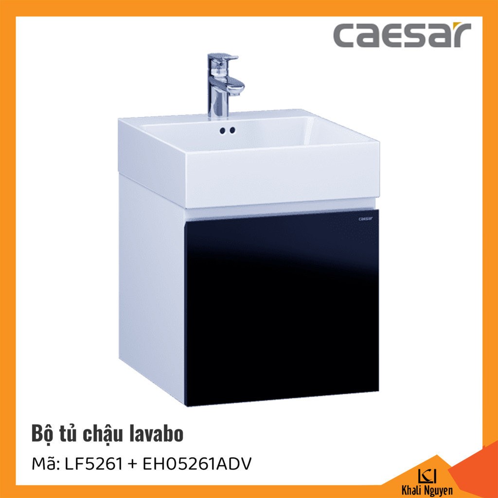 Bộ tủ chậu lavabo Caesar LF5261+EH05261ADV