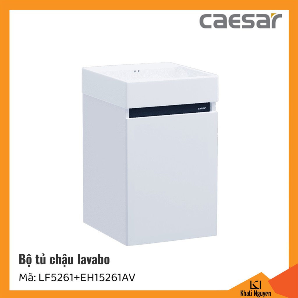 Bộ tủ chậu lavabo Caesar LF5261+EH15261AV