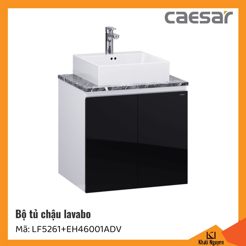 Bộ tủ chậu lavabo Caesar LF5261+EH46001ADV