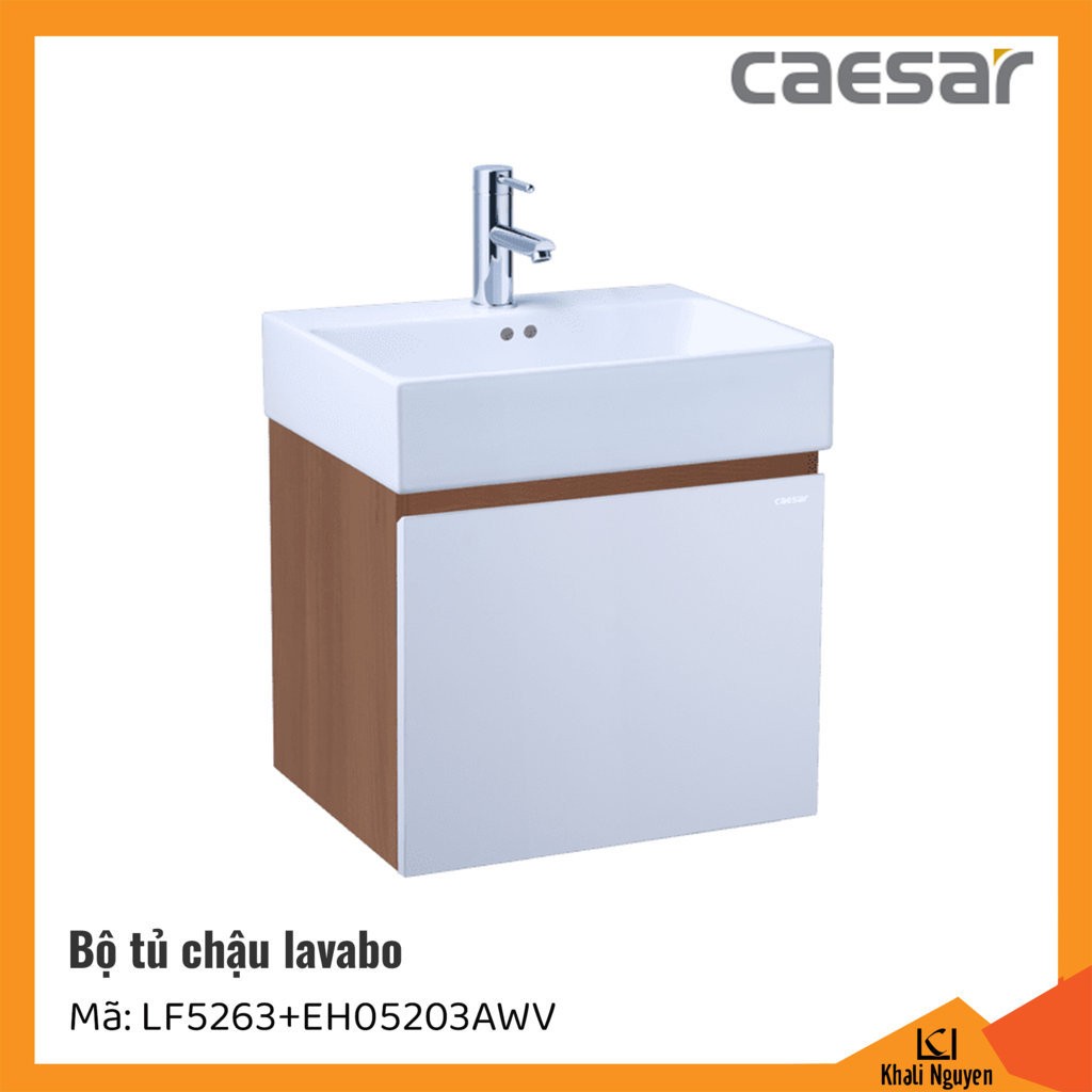 Bộ tủ chậu lavabo Caesar LF5263+EH05203AWV