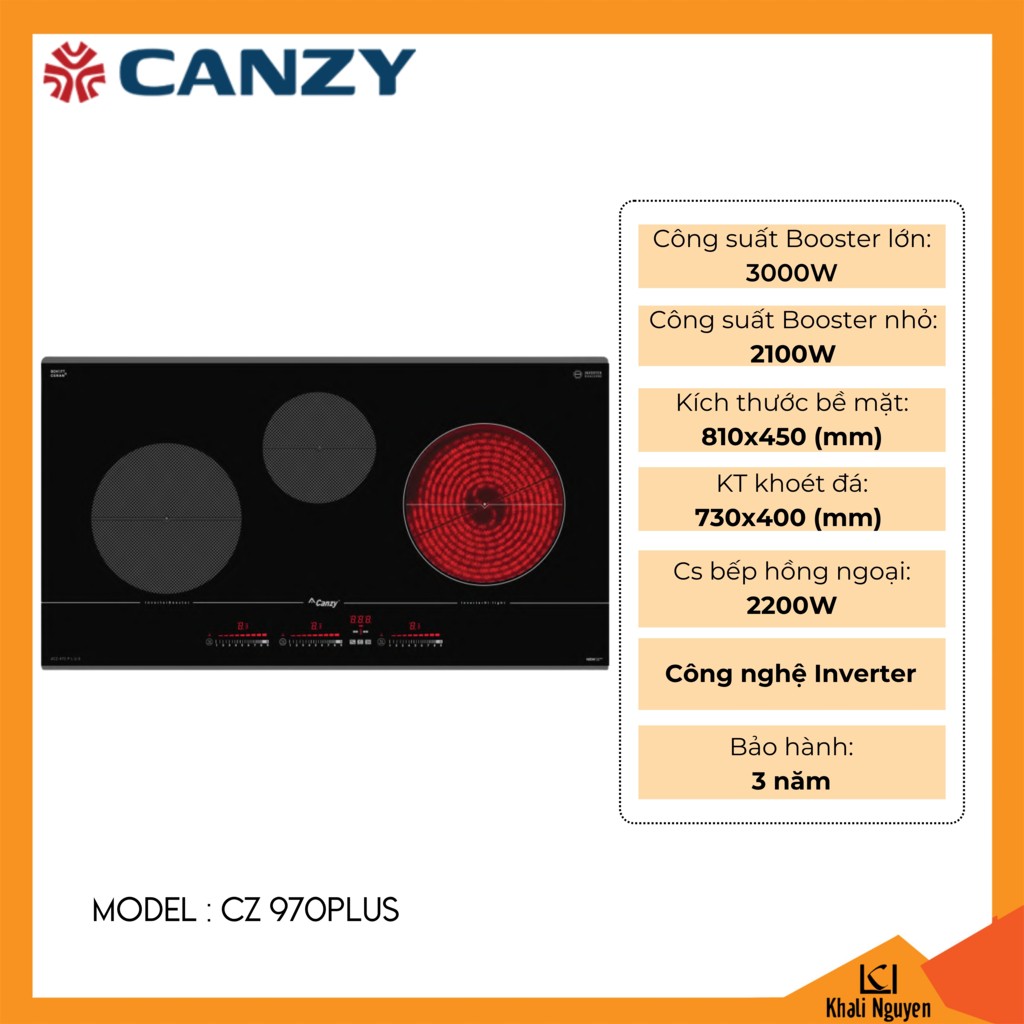 Bếp điện từ Canzy CZ 970PLUS