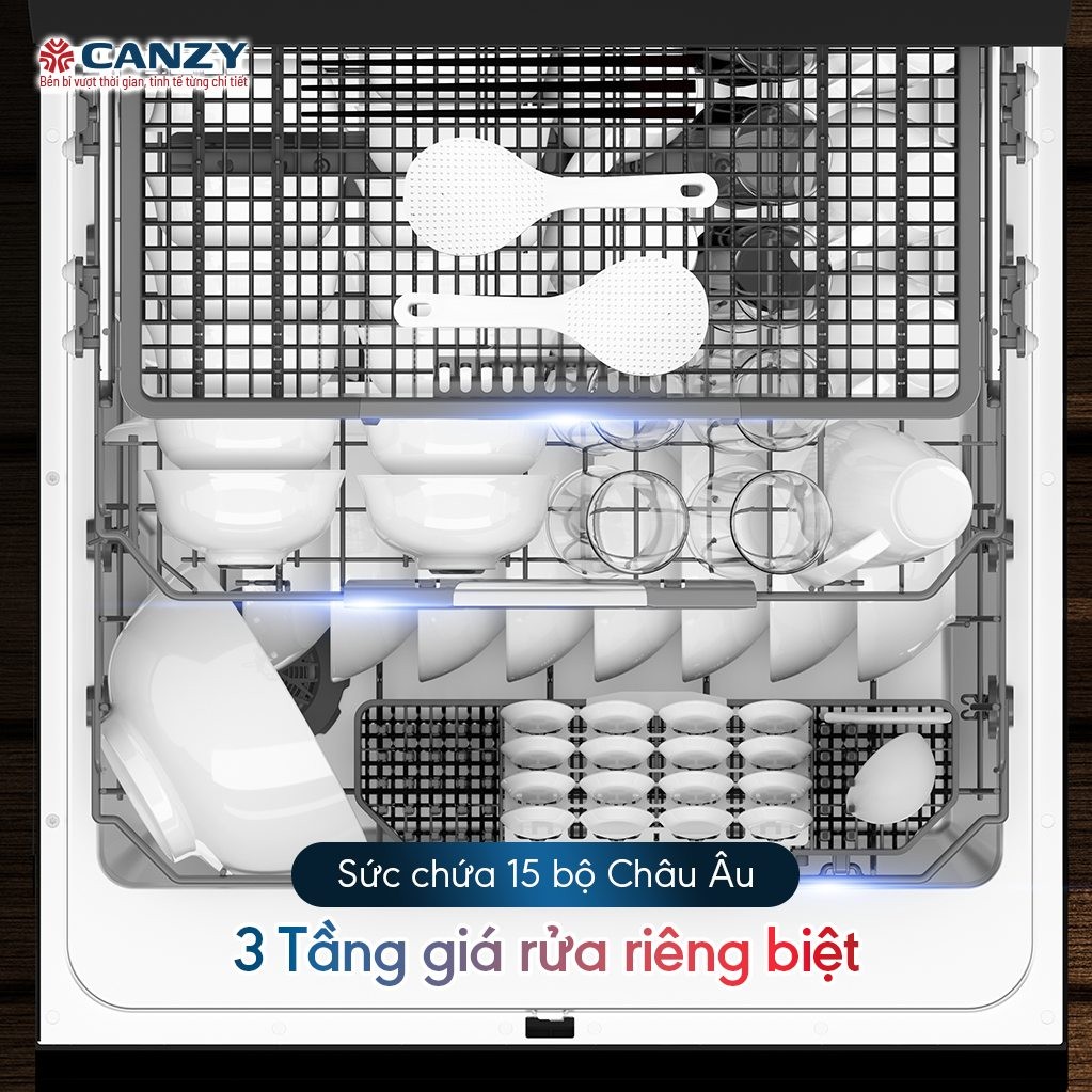 Máy rửa bát Canzy CZ B15EU TORNADO PRO - Hình 3