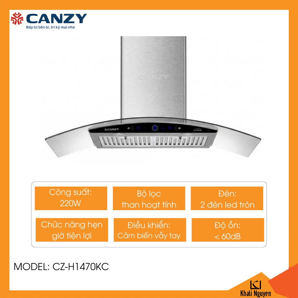 Máy hút mùi Canzy CZ-H1470KC
