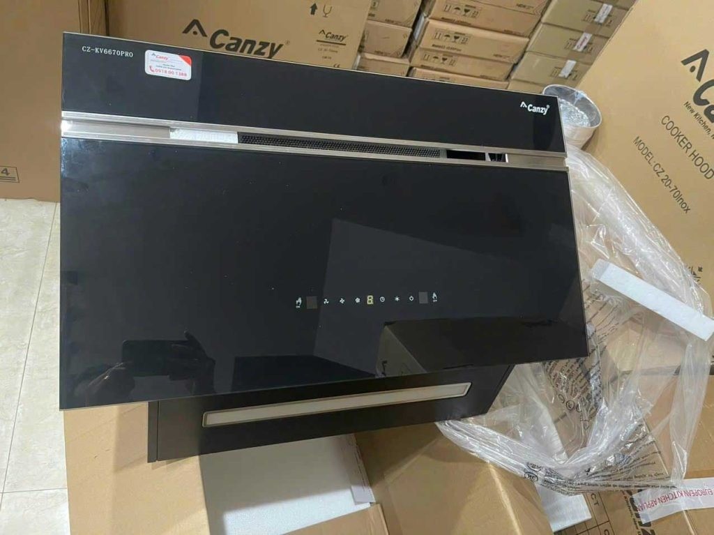Ảnh thực tế máy hút mùi Canzy CZ KV6670PRO