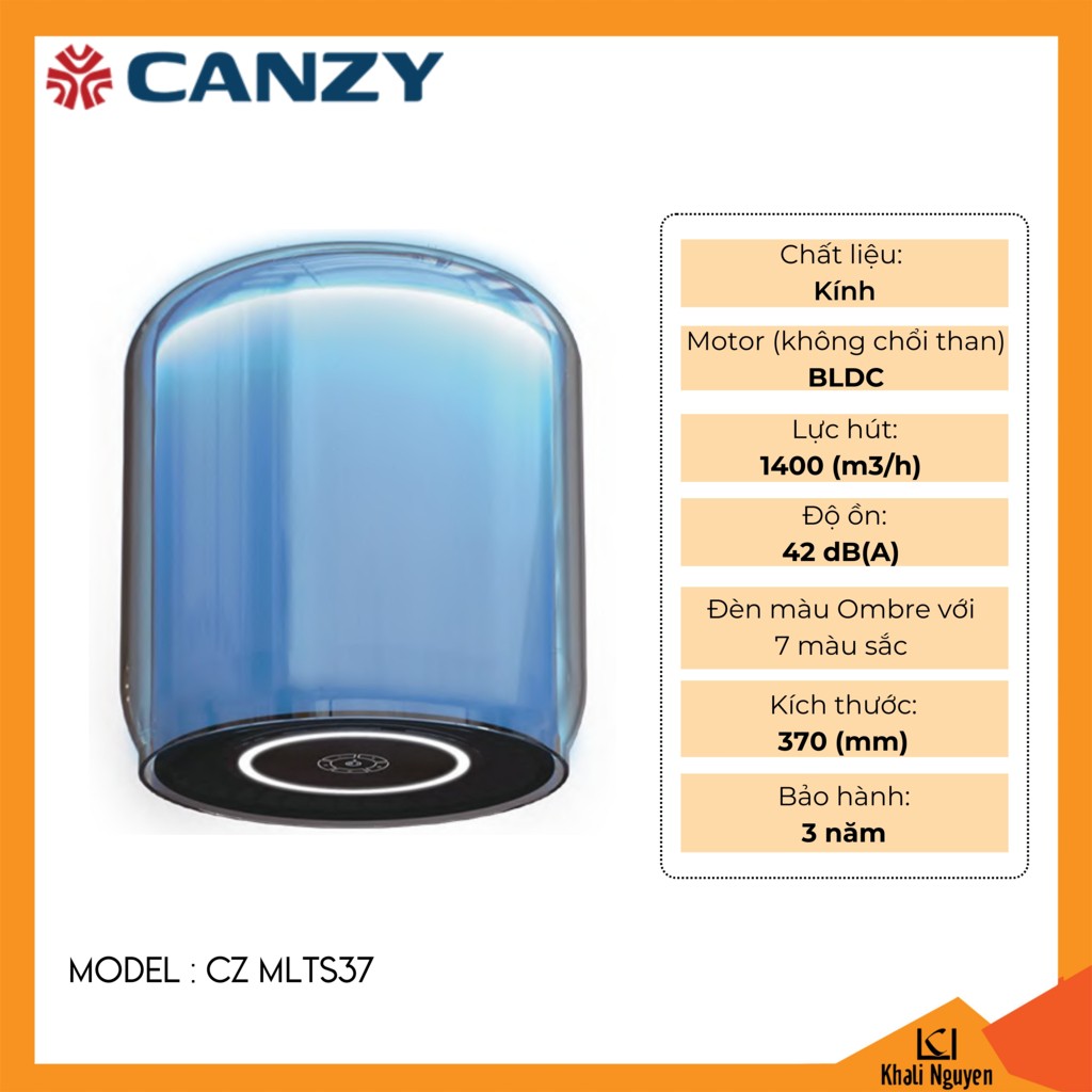 Máy hút mùi treo độc lập Canzy CZ MLTS37