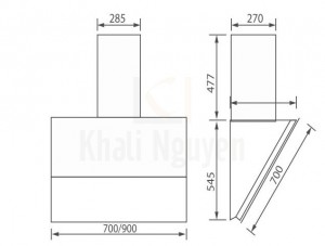 Bản vẽ kỹ thuật Canzy CZ-90EA LUXURY