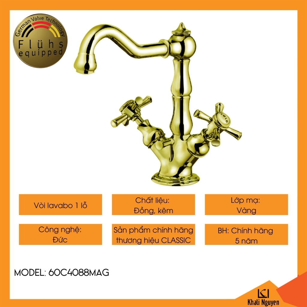 Vòi lavabo Classic 60C4088MAG