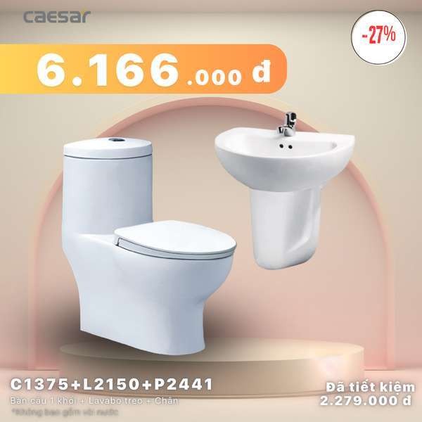 Combo khuyến mãi Caesar C1375 + L2150 + P2441