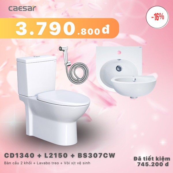 Combo khuyến mãi Caesaer CD1340+L2150+BS307CW