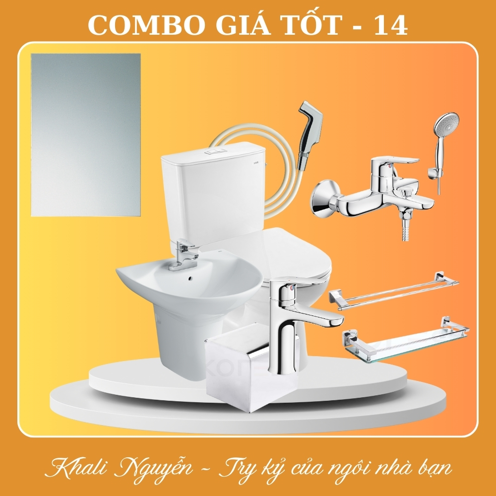 Combo thiết bị vệ sinh phòng tắm giá tốt COMBO-14