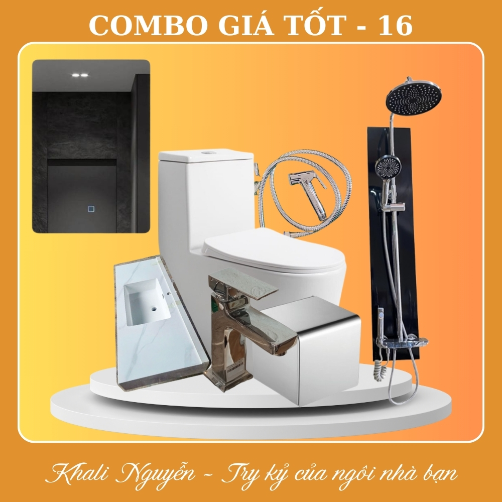 Combo thiết bị vệ sinh phòng tắm giá tốt COMBO-16