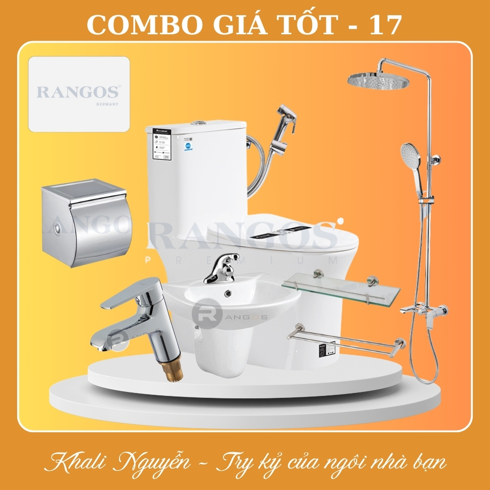 Combo thiết bị vệ sinh phòng tắm giá tốt COMBO-17