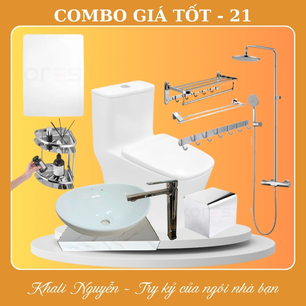 Combo thiết bị vệ sinh phòng tắm giá tốt COMBO-21